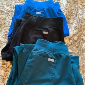 Large Fig Scrub pants. 3 pair.